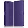 ELESNOW Cover per iPhone 6 / 6S, Flip Custodia in Pelle PU Premium per Apple iPhone 6 / 6S (Porpora)