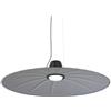 MARTINELLI LUCE lampada a sospensione fonoassorbente LENT - 21001/DIM/GR