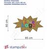 Ristorante personalizzati Zerbino per esterno o interno intarsiato personalizzato sagomato cm 85x60 personalizzate o neutre
