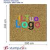 Ristorante personalizzati Zerbino intarsiato personalizzato quadrato cm 200x200 personalizzate o neutre