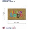Ristorante personalizzati Personalizzazione zerbini con intarsio, forma rettangolare cm 85x60 personalizzate o neutre