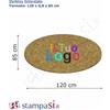 Ristorante personalizzati Zerbino intarsiato personalizzato ovale cm 120x85 personalizzate o neutre