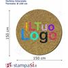 Ristorante personalizzati Zerbino rotondo intarsiato personalizzato Ø cm 200 personalizzate o neutre