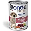 MONGE FRESH CANE PUPPY UMIDO 400 G BOCCONI IN PATE' VITELLO E ORTAGGI