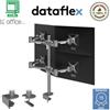 Dataflex Viewmate braccio porta 4 monitori - scrivania 52.622 Dadaflex