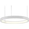 MARTINELLI LUCE lampada a sospensione LUNAOP Ø 120 cm BIANCA 3000K - 40003/3000/BI+40007/BI