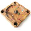 LEDELIRANT La Roulette Pazza Gioco educativo in legno massiccio con trottola. A partire di 5 Anni - Marca Francese Le Délirant®, eco-responsabile, norme CE - Calcolo Mentale - fortuna - con una trottola magica