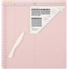Vaessen Creative Scoring Board Score Easy CM in Rosa con Osso Piega Guida per la Creazione di Biglietti e Progetti Creativi con la Carta, 30,5 x 30,5 cm