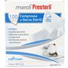 CORMAN SpA GARZA COMPRESSA MEDIPRESTERIL FU STERILE MONOUSO 10X10CM 100PEZZI