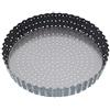 Master Class MasterClass Crusty Bake Teglia per Quiche Perforata con Base Rimovibile e Rivestimento Antiaderente, 23 cm - Grigio