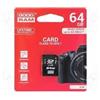 Goodram 64GB Scheda Micro SDHC Goodram CL10 + Adattatore + Lettore di Schede Nero [SFGODMDG64M1A40]