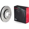 Brembo Xtra 09.B356.1X - Disco Freno Forato Anteriore, Set di 1