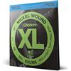 D'Addario Corde per Basso Elettrico XL Nickel 45-105, Set 4 Corde | Le corde per basso elettrico XL Nickel offrono timbro brillante, feeling uniforme e lunga durata.