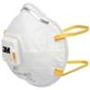3M Mascherina 8812 Classic FFP1 - con valvola - monouso - 3M - conf. 10 pezzi (imbustate singolarmente) (unità vendita 1 pz.)