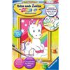 Ravensburger Malen nach Zahlen- Grazioso Unicorno, Set da Pittura, da 9 a 99 anni, Colore Giallo, 29603