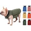 BePetMia Giubbotti Invernali per Cani, Giacca Antivento per Cani con 7 Taglie da XS Fino a XXXL, Cappotti Adatti per Cani Piccoli, Medi, Grandi (XL(Torace 62-70cm, Lungo 44cm), Verde)