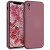 kwmobile Custodia Compatibile con Apple iPhone XR Cover - Back Case per Smartphone in Silicone TPU - Protezione Gommata - rosa scuro