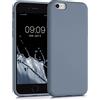 kwmobile Custodia Compatibile con Apple iPhone 6 / 6S Cover - Back Case per Smartphone in Silicone TPU - Protezione Gommata - grigio blu