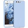 kwmobile Custodia Compatibile con Huawei P10 Cover - Back Case per Smartphone in Silicone TPU - Protezione Gommata - blu chiaro matt