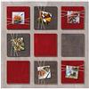 walther design Rosso 6X 8x8 cm Galleria in Legno con Cordino Come portafoto, La Casa YO688R