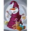 Disney Olaf Frozen Adventure Tree Stampa su Tela, Multicolore, 60 x 80 cm