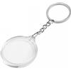 Portachiavi in plastica personalizzato Round Label personalizzate o neutre