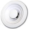 Tecnosystemi Diffusore circolare multicono Tecnosystemi regolabile in plastica ABS bianca a fissaggio rapido 150 dim.
