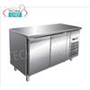 Forcar - Tavolo Frigor 2 Porte, Temp.-2 +8C, lt.228, Ventilato, Classe B, mod.G-SNACK2100TN