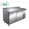 Forcar-Tavolo Frigor 2 Porte con Alzatina, Temp.-2 +8C, lt.228, Ventilato, Classe B, G-SNACK2200TN