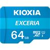 Kioxia 64GB Scheda MicroSDXC Kioxia Exceria Class 10 UHS-I [LMEX1L064GG2]