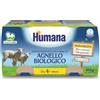 HUMANA OMOGENEIZZATO AGNELLO BIO 2 X 80 G