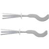 FISCHER - COPPIA MENSOLA PIATTA RADIATORE ALLUMINIO TF 10/70 BP