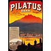 Schatzmix Blechschild Pilatus Bahn Railway Metallschild 20x30 Deko Tin Sign Targa di Metallo da Parete, Lamiera, Multicolore, 20x30 cm