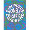 Lyrics by Lennon & McCartney Sgt Pepper Psychedelic Tela, Multicolore, 60 x 80 cm