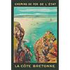 Schatzmix Blechschild La Cote Brezonne Frankreich France Metallschild 20x30 Deko Tin Sign Targa di Metallo da Parete, Lamiera, Multicolore, 20x30 cm