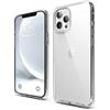 elago Ibrido Clear Custodia Cover Compatibile con iPhone 12 PRO Max Case (6.7), Anti-Ingiallimento Hard PC Retro, Paraurti Flessibile Cover Antiurto (Trasparente)