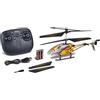 Carson 500507151 Eagle 220 Autostart 2,4 GHz - Elicottero telecomandato, robusto modello RTF (Ready to Fly) per principianti, con funzione di decollo e atterraggio, per bambini dagli 8 anni, grigio, 1 pezzo
