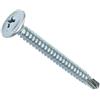 AERZETIX - C44677 - Set di 100 Viti per lamiera autoperforanti Ø4.2x41mm a testa larga bombata - con impronta PH/cruciforme - in acciaio zincato - fissaggio lamiera grondaia - colore argento