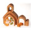Grimm's Set casa in legno naturale