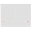 CustomFORM LP012TRISO2-01 - Lampada a sospensione Trio, in metallo, colore: Bianco