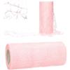 AmaCasa - Runner da tavola Casaweb Sizoweb, 20 cm x 25 m, per Matrimonio Comunione Rosa
