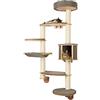 Kerbl Pet Kerbl, Albero tiragraffi Dolomit Tofana da Parete, XL, 185 x 115 cm, Grigio