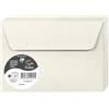 Clairefontaine 55011C - Pacco da 20 Buste autoadesive - Formato C6 (11,4x16,2cm) - 120g - Carta Natura 100% Riciclata -Inviti eventi e corrispondenza- Gamma Pollen - Carta Premium