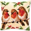 VERVACO Kit Cuscino Punto Croce Tre È UN'AZIENDA Set Ricamo Principianti Cuscini Gobelin Decorativi ca. 40 x 40 cm Accessori per Lavoretti Creativi DIY Casa Decor Hobby Adulti Cross Stitch
