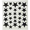 Homemania 8681847092520 Sticker Stars Decorazioni Arte Casa Decoro Parete, Muro, Nero, in Vinile, 24x0,15x29 cm