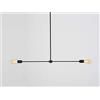 CustomFORM LP012TRISO2-02 - Lampada a sospensione TRISO 2-nero, in metallo