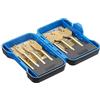 Draper 18560 - Set di punte per legno piatte in nitrato di titanio, 7 pezzi