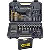 STANLEY - 7205 sta-xj - set 100 con le punte per i metalli titanio, legno e muratura e inserti