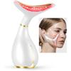 Ms.W Massaggiatore Viso e Collo Antirughe, 45℃ Calore Massaggiatori Viso Anti Invecchiamento Per La Cura Della Pelle Dispositivo di Bellezza, Massaggio Facciale Rassodamento Della Pelle, 3 Modalità