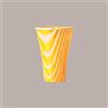 ALCAS 100 Pz Bicchiere Drink Mix 500cc Arancio Bibita Granita Yogurt Alcas